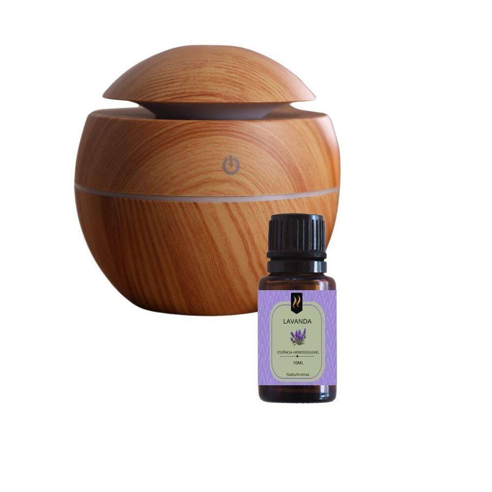 Kit Difusor Elétrico + Essência 30Ml Escolha Cor E Essência