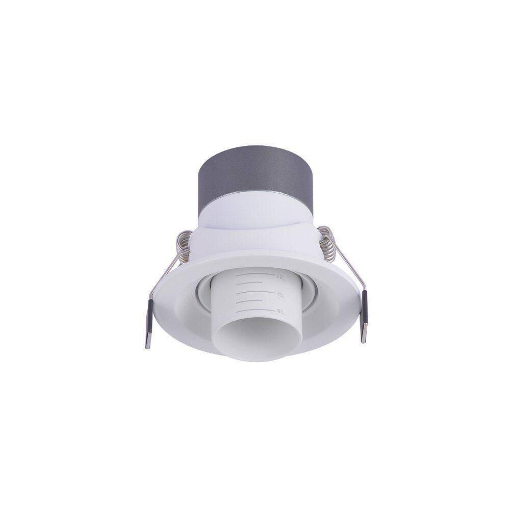 Spot De Embutir Nordecor Lova Led 15-60° Alto Irc 97 5w Bivolt Branco - 2700k - Luz Amarela
