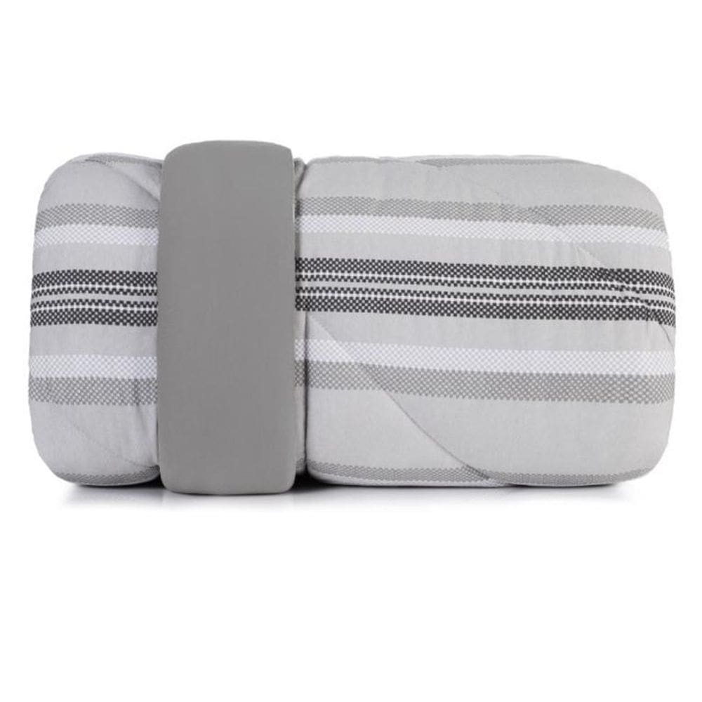 MP - Edredom Queen Malha Fio Penteado Miragem