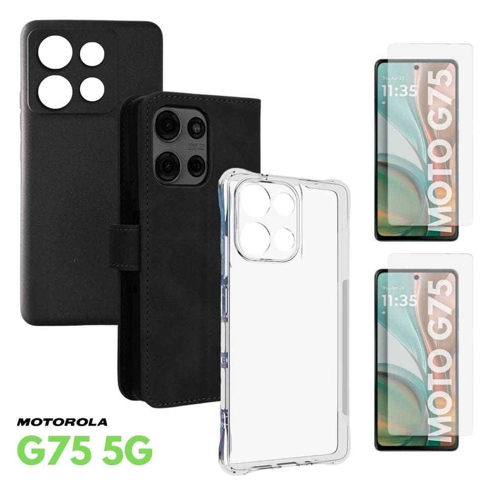 MP - Kit Completo Motorola Moto G75 Carteira