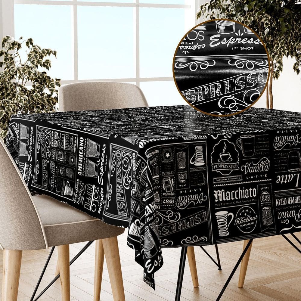 20 Toalha Mesa Térmica Plástico Pvc Café  140X100