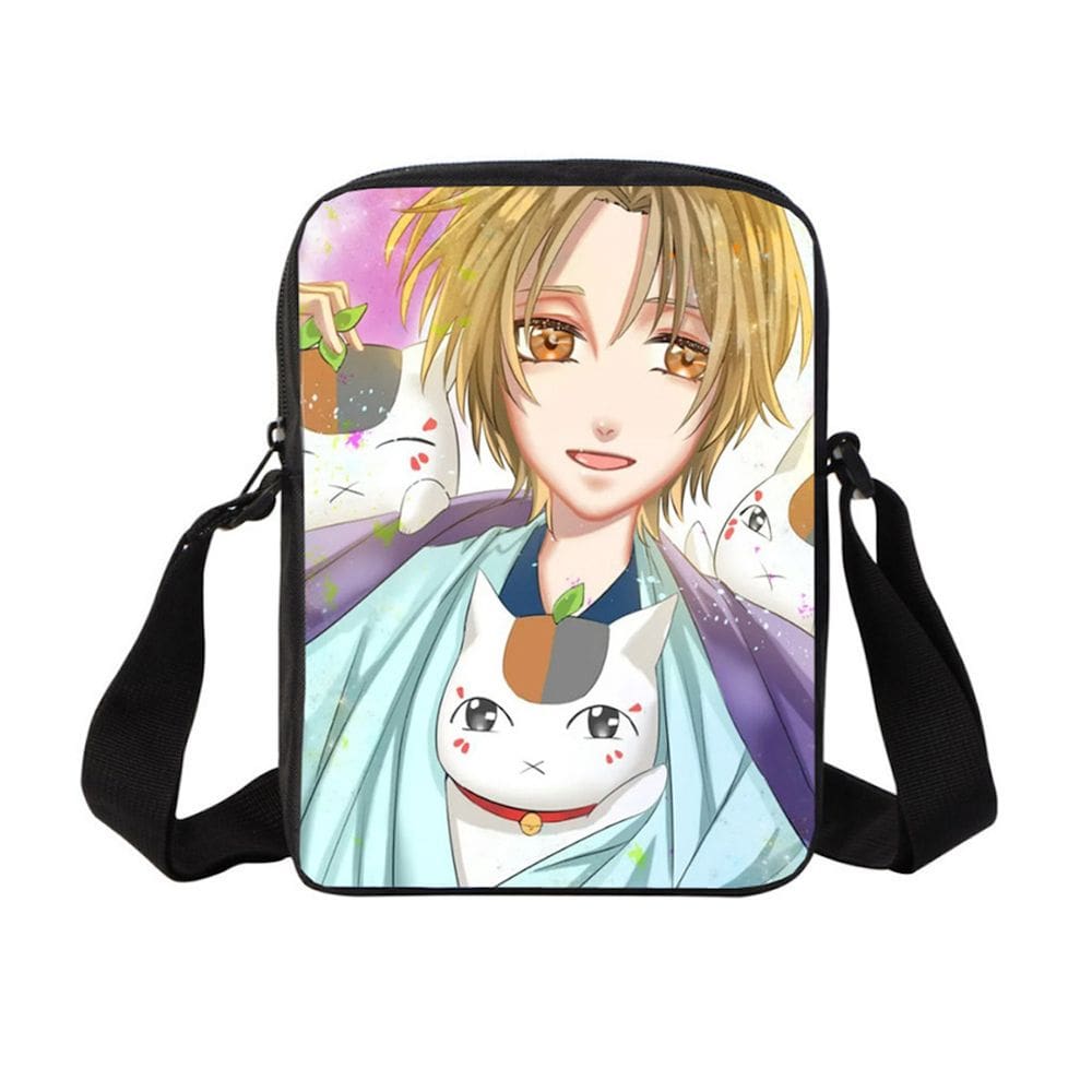 Bolsa de ombro Anime Natsume`s friends Book Poliéster 17x5x23cm