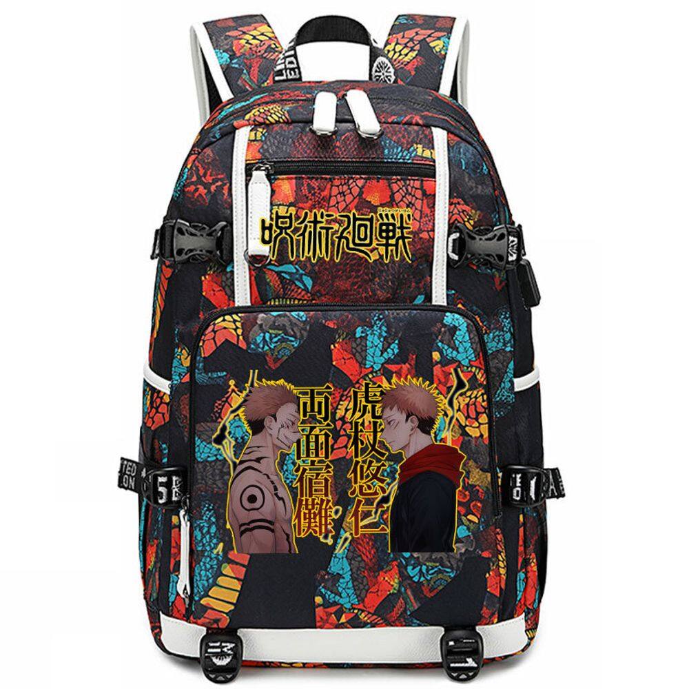 Mochila Jujutsus Kaisens Itadoris Yujis Anime School 47cm