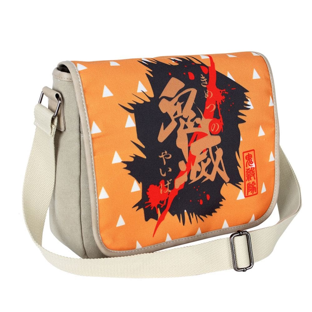 Bolsa de ombro Agatsuma Zenitsu Demons Slayerss Canvas