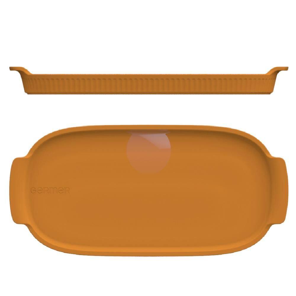 Bandeja Refratária 30,7 cm Grande Amarela Germer Porcelanas