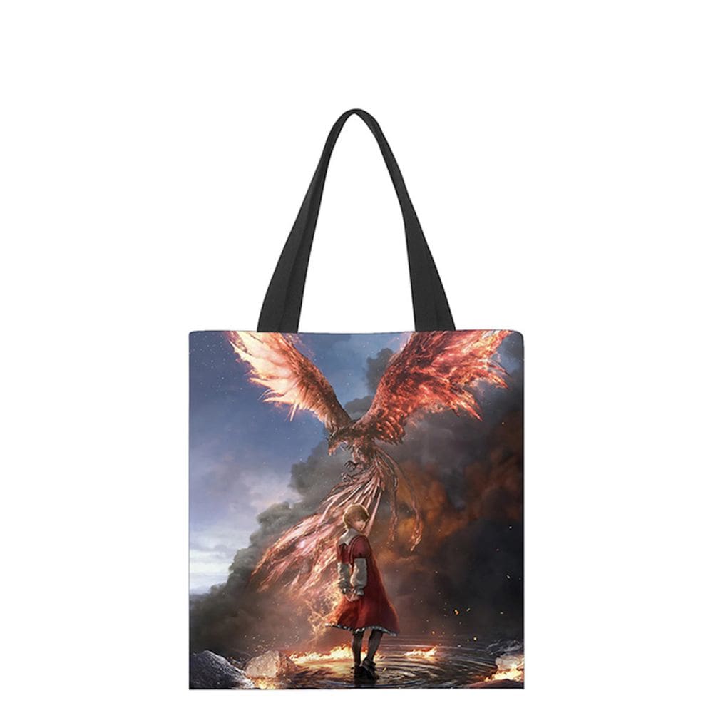 Sacola de lona Finals Fantasy Anime Fans Gift 33x38cm