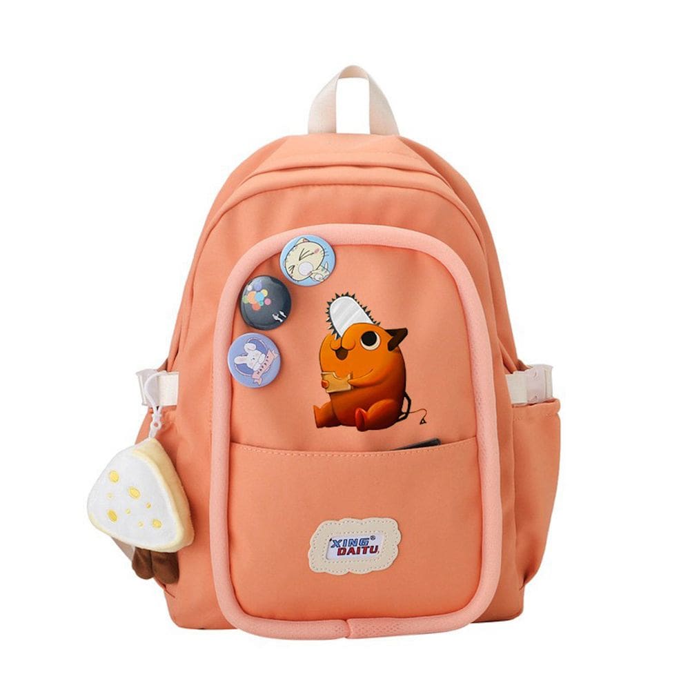 Mochila Cartoon Kids School Chainsaws Mans Pochitas B