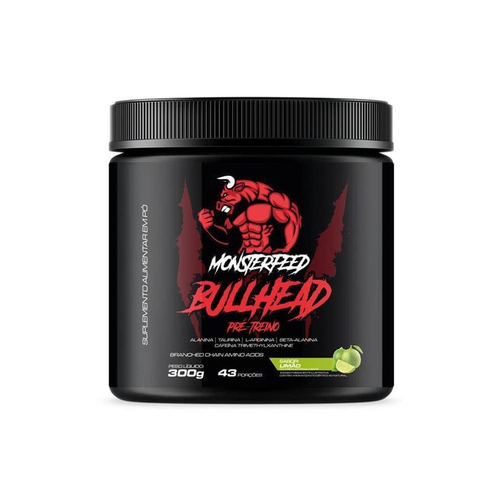 Bullhead Pré-Treino 300G Monsterfeed - Melancia