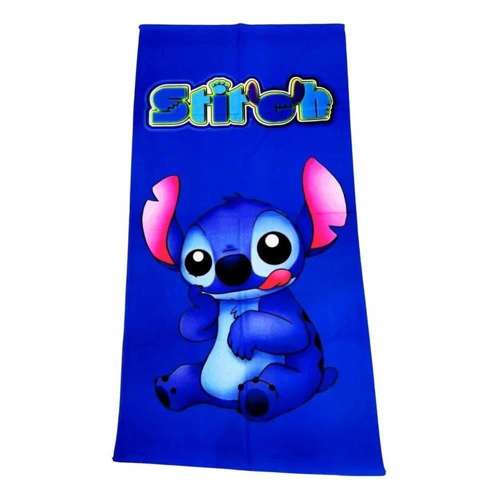 2X Toalha De Banho Infantil Lilo Stitch Praia Piscina Gigant