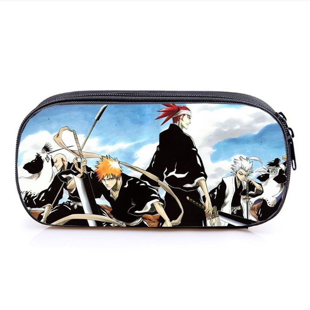 Estojo de lápis Bleachs Bolsa de lápis de anime de dupla camada
