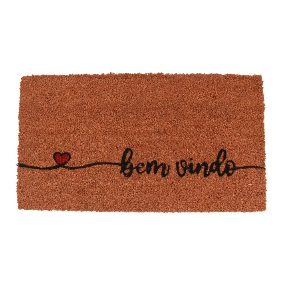 Tapete Fibra De Coco Ghara 1 Peça 33X60Cm