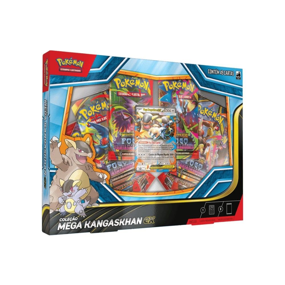 Pokémon Box de Coleção Mega Kangaskhan Ex Copag