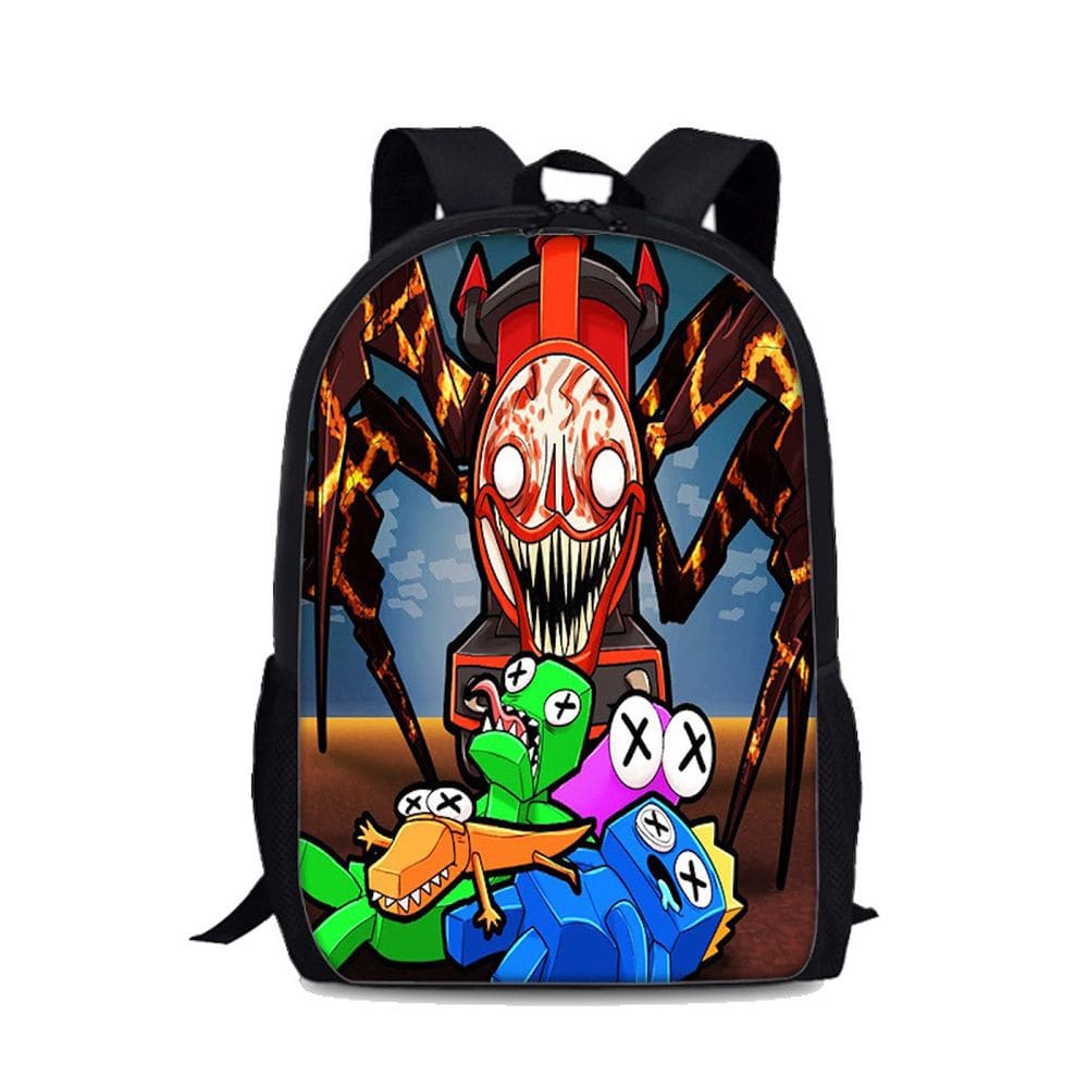 Mochila Choo Charless Train para crianças escolares de nylon 360g