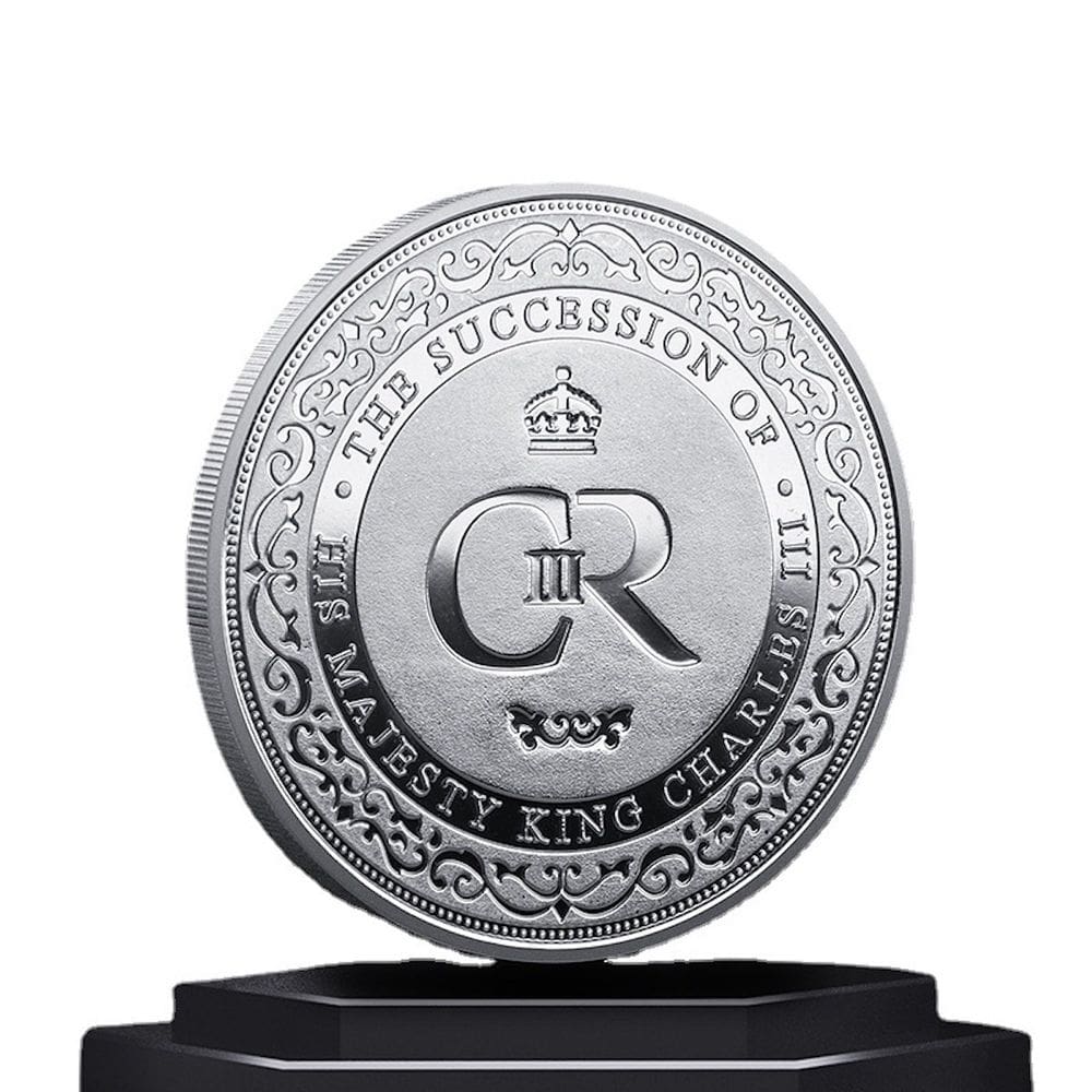 Moeda: Moedas de anime, medalhas comemorativas do rei Charles, 4 cm