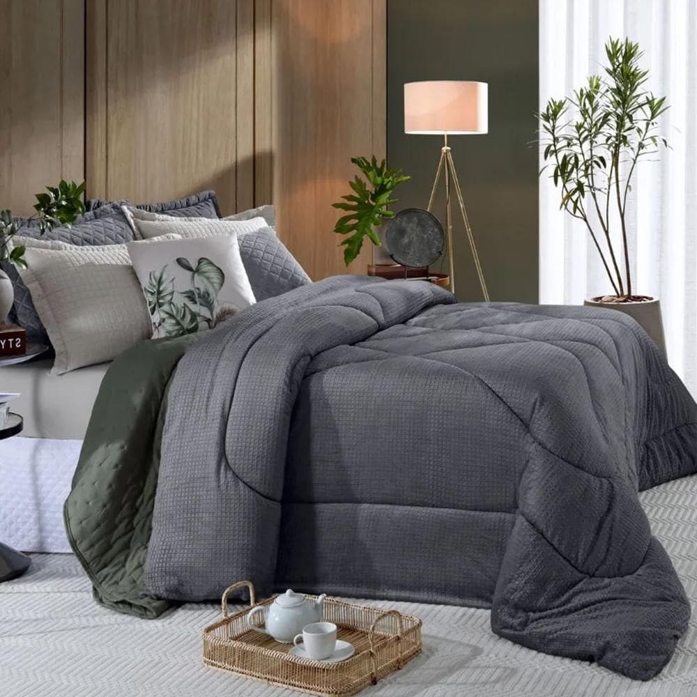 Edredom King Lugano - Hedrons Ardosia