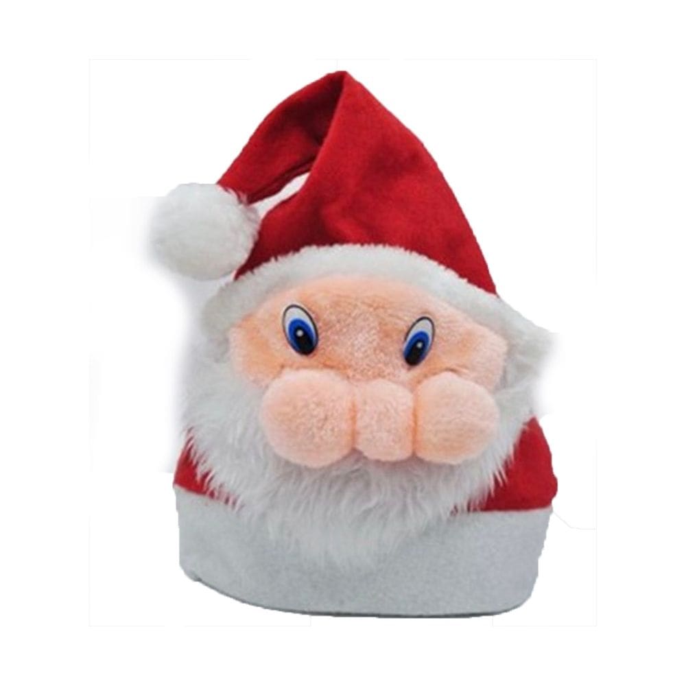 Chapéu de cosplay Papai Noel Faces, chapéu de fantasia para adultos/crianças