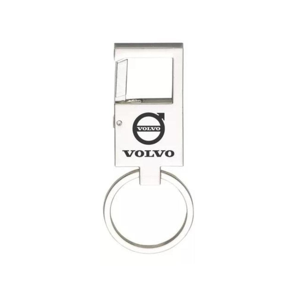 Chaveiro Para Volvo Metal Espelhado Mosquetão - E