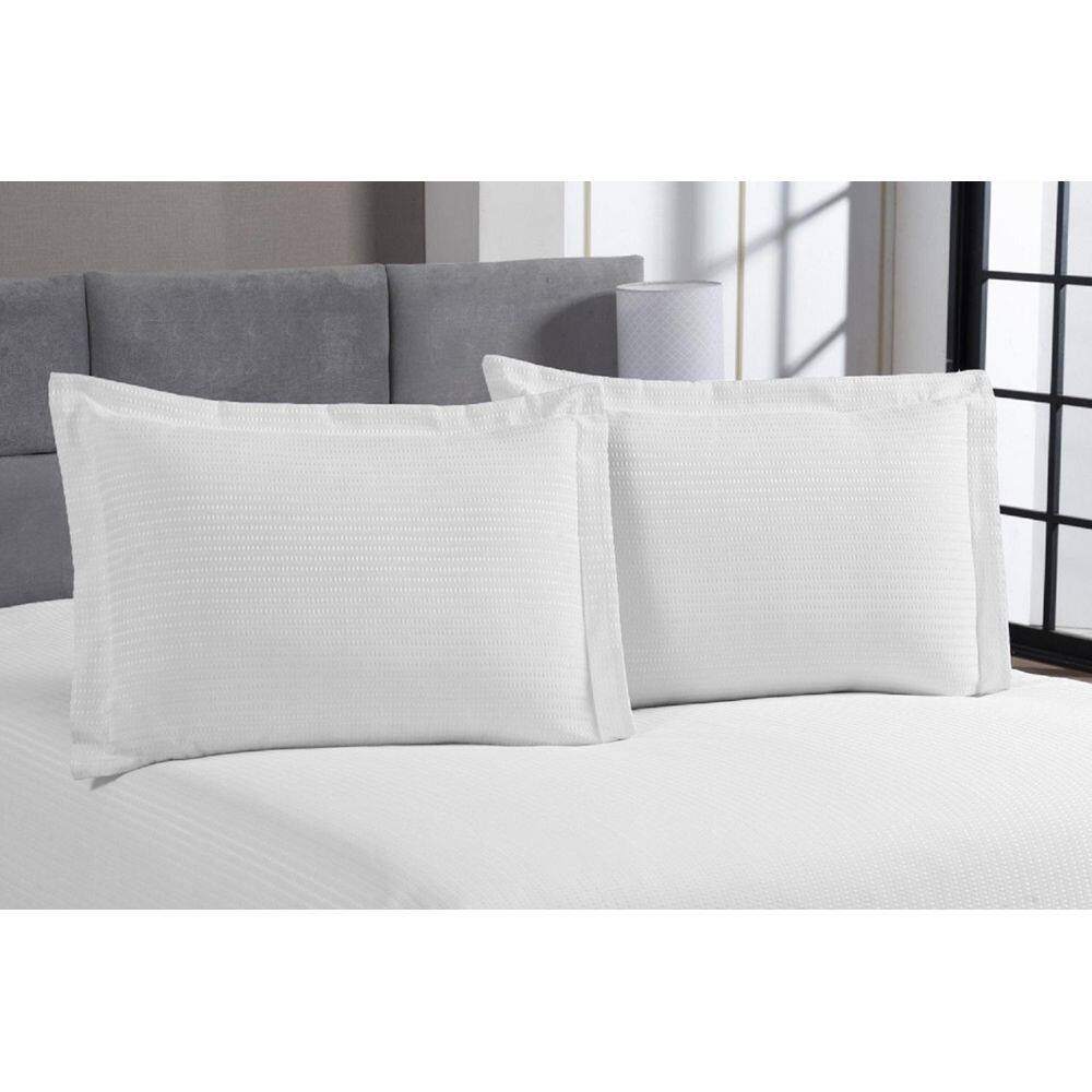 Kit 4 Fronhas Porta Travesseiro 50X70 Piquet Algodão Hotel