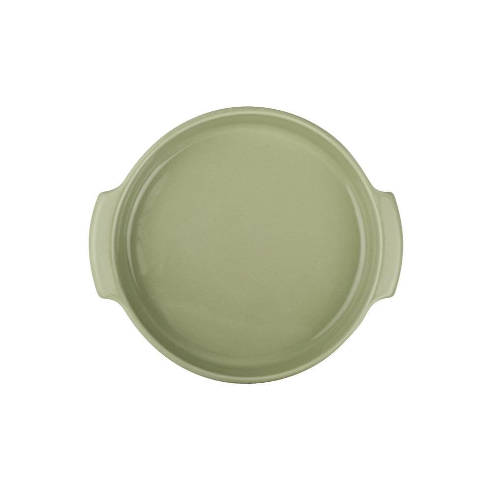 Forma Redonda com diâmetro  25 cm  Verde Chá de Porcelana