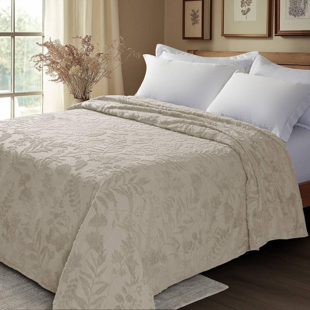 MP - Colcha Chenille Jolitex Queen Lavanda To