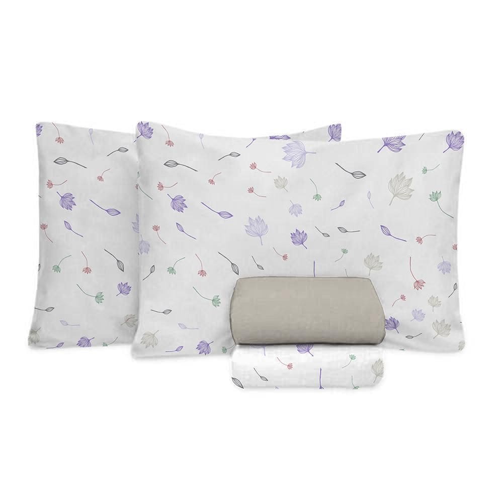 Jogo De Cama Queen Size 150 Fios Fiori - Eloá  7811