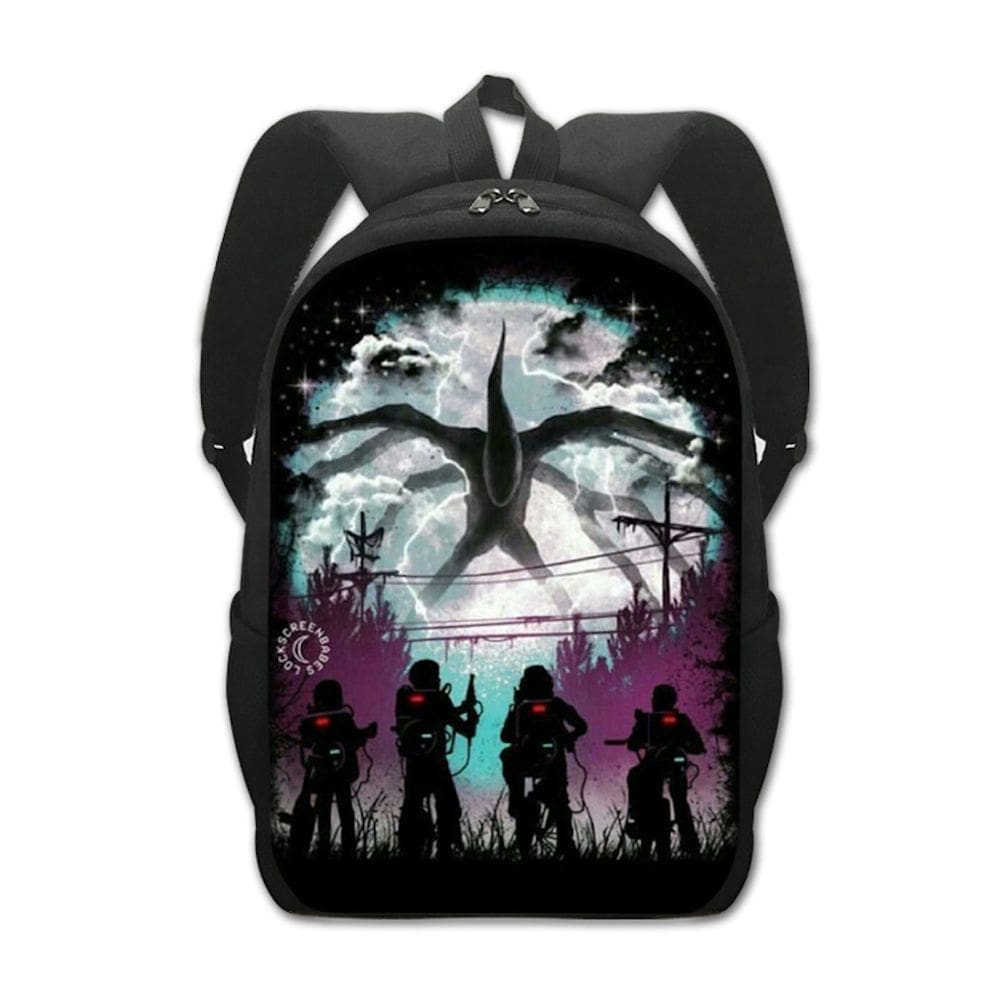 Mochila escolar Anime Demogorgons Eleven para crianças