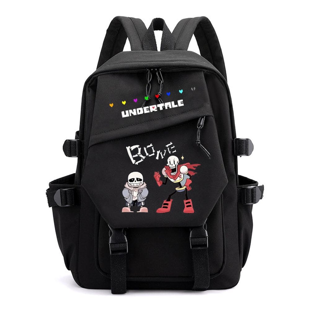 Mochila Undertales Sans Papyrus Sans Cartoon Kids School
