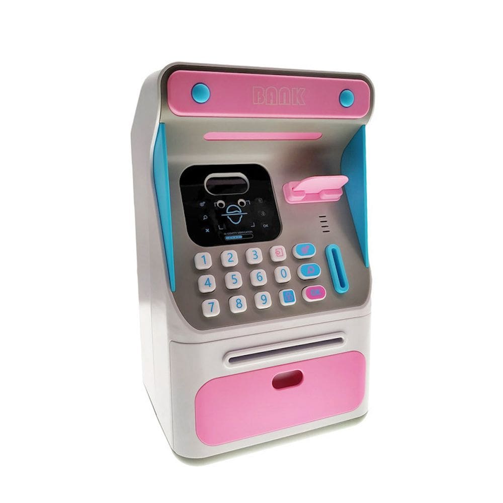 Senha de caixa eletrônico elétrico de cofrinho para crianças Anime Piggy Bank