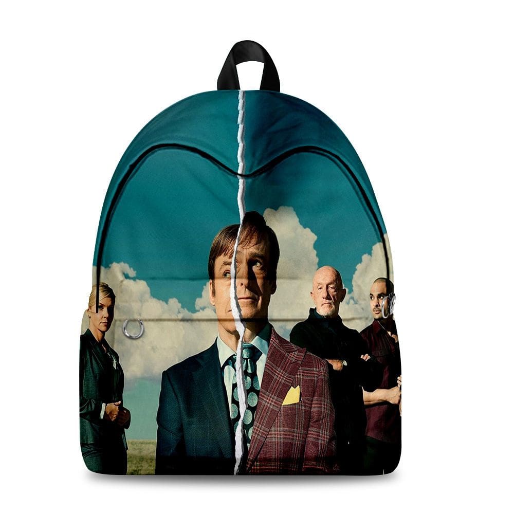 Mochila escolar de anime Betters Calls Sauls para escola