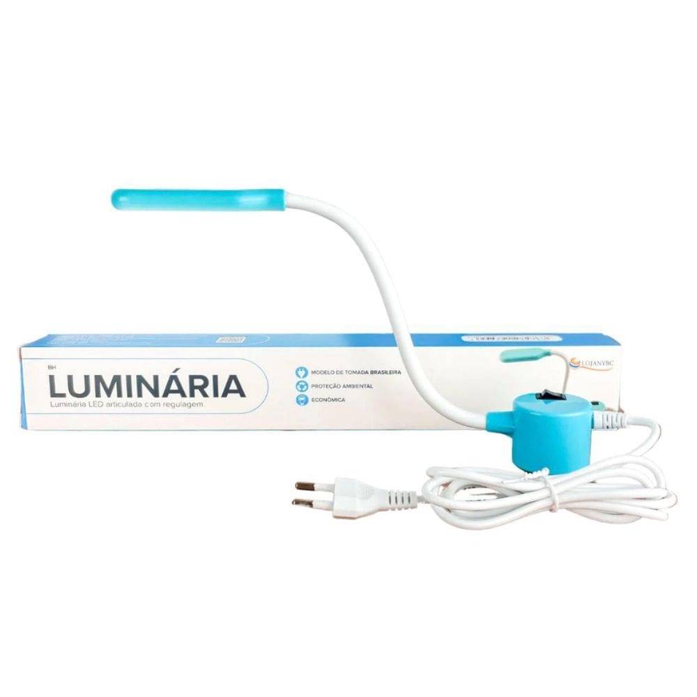 Luminária Para Maquina Costura 20 Leds Imã E Haste Flexível