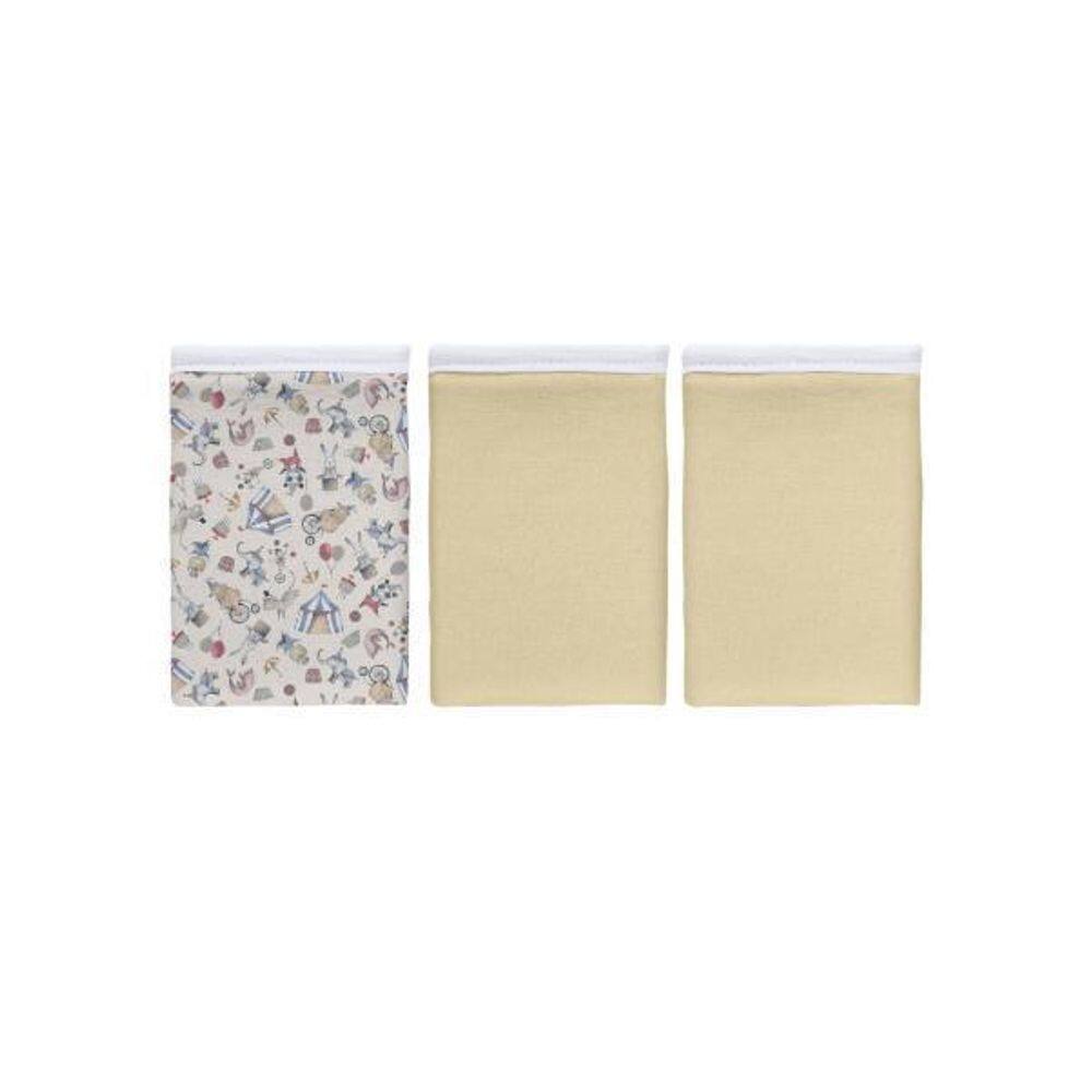 Kit 3 Fronhas 30X40 100% Algodão - Circus