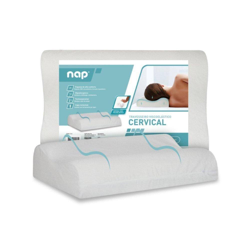 Travesseiro Viscoelástico Comfort Cervical