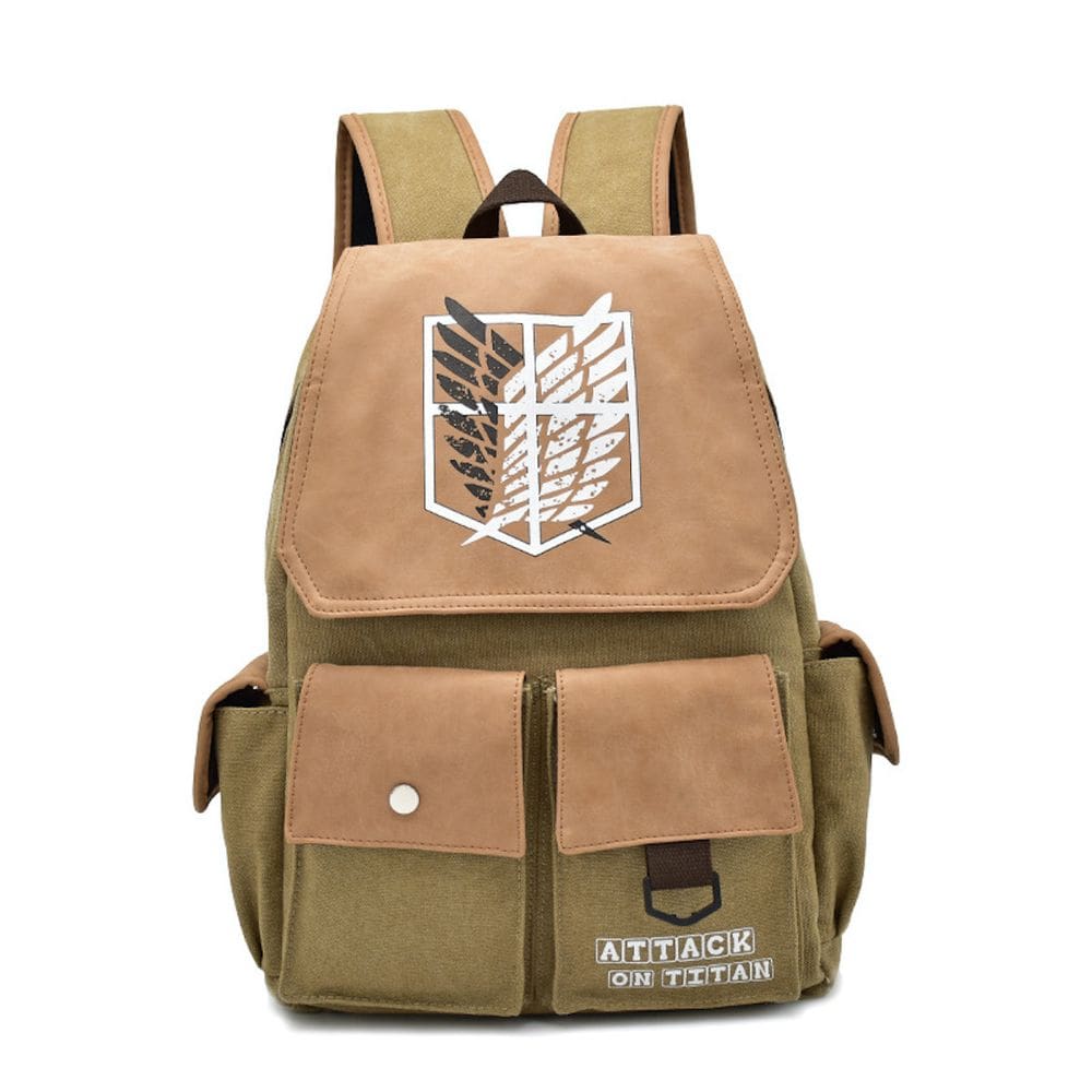 Mochila escolar Attack On Titan Anime para crianças