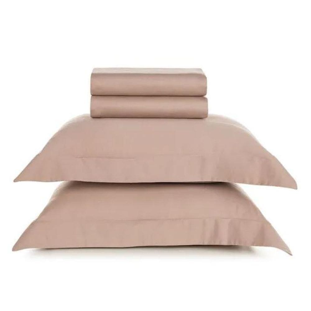 Jogo De Cama Queen Bossa 300 Fios Liso Karsten