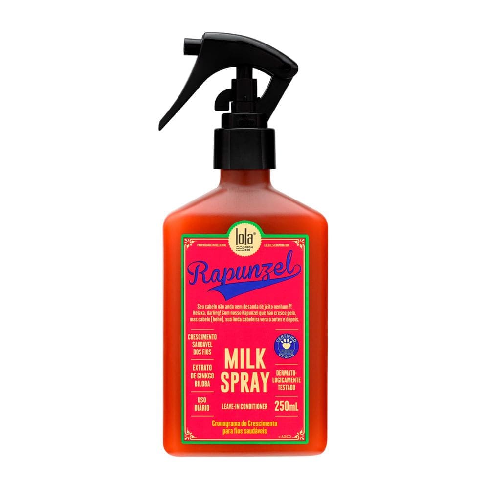 Leave In Rapunzel Lola Cosmetics Milk Spray com 250ml