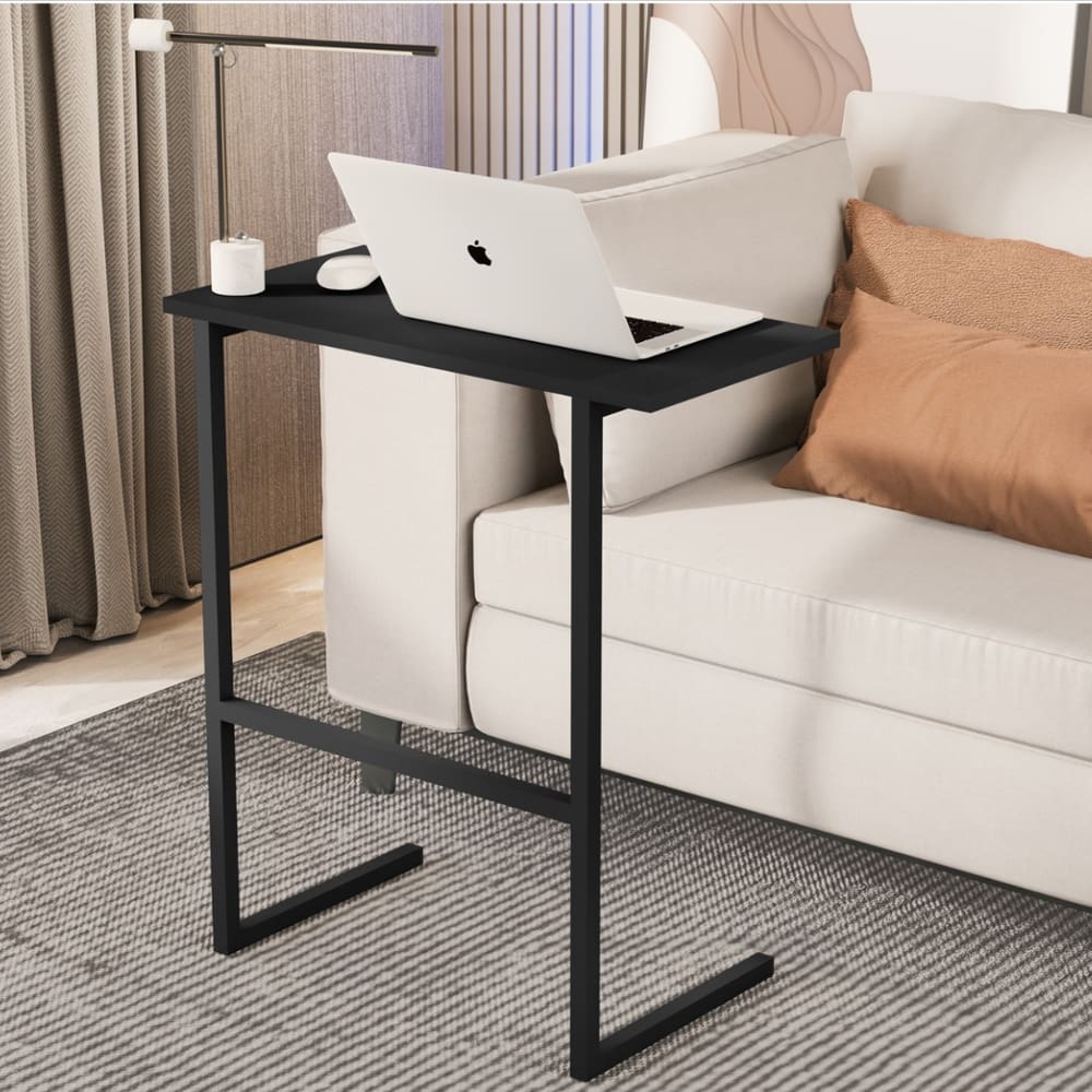 Mesa P Notebook Thor Mdp Pés Ferro Preto Preto