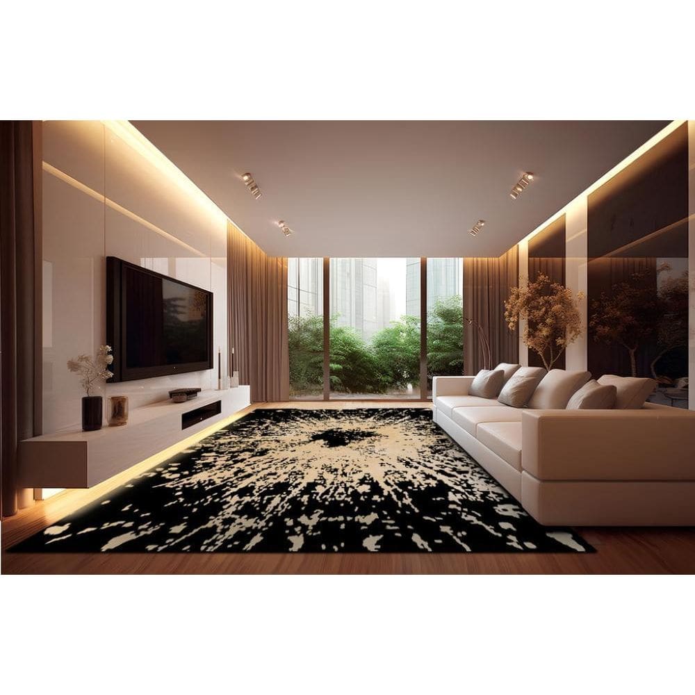 Passadeira Marbella Elite Cyclone Black Meteoro 060X120 Cm
