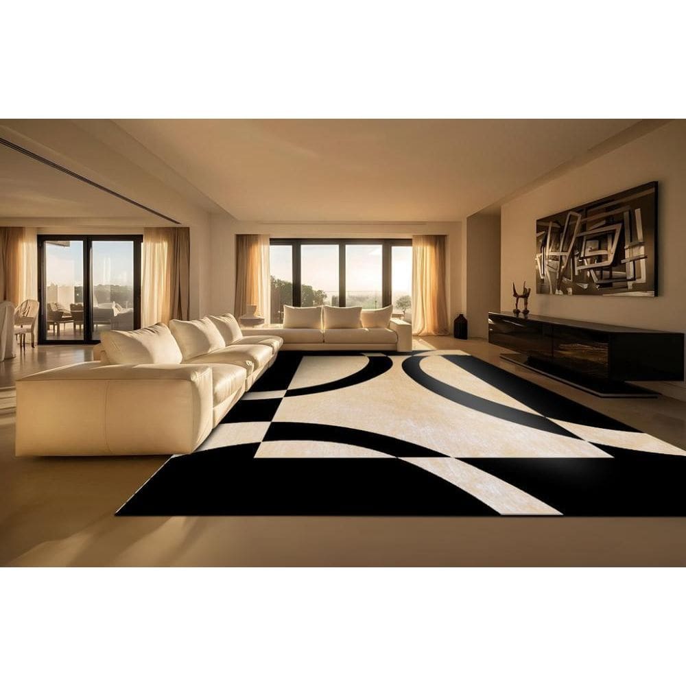 Tapete Marbella Elite Cyclone Black Vegas 200X230 Cm .