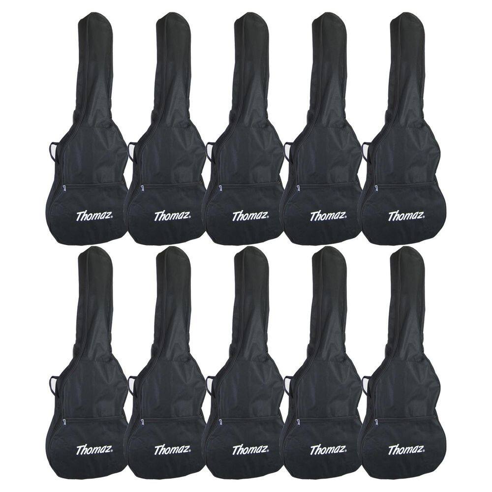Kit 20 Capas para Violão Clássico Acústico Preta Thomaz