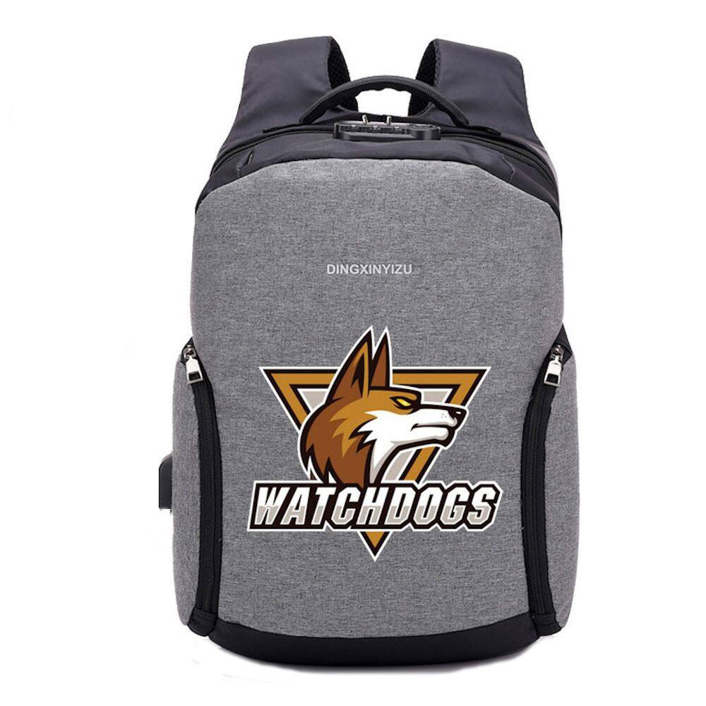 Mochila Watchs Dogs Kids School Poliéster 30x13x45cm