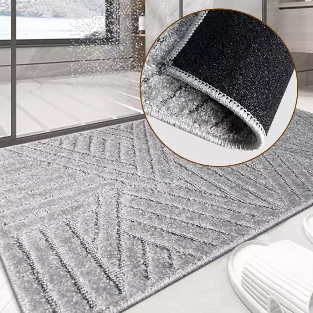 2 Tapete Banheiro Antiderrapante Grande 50X100 Js Tr M51