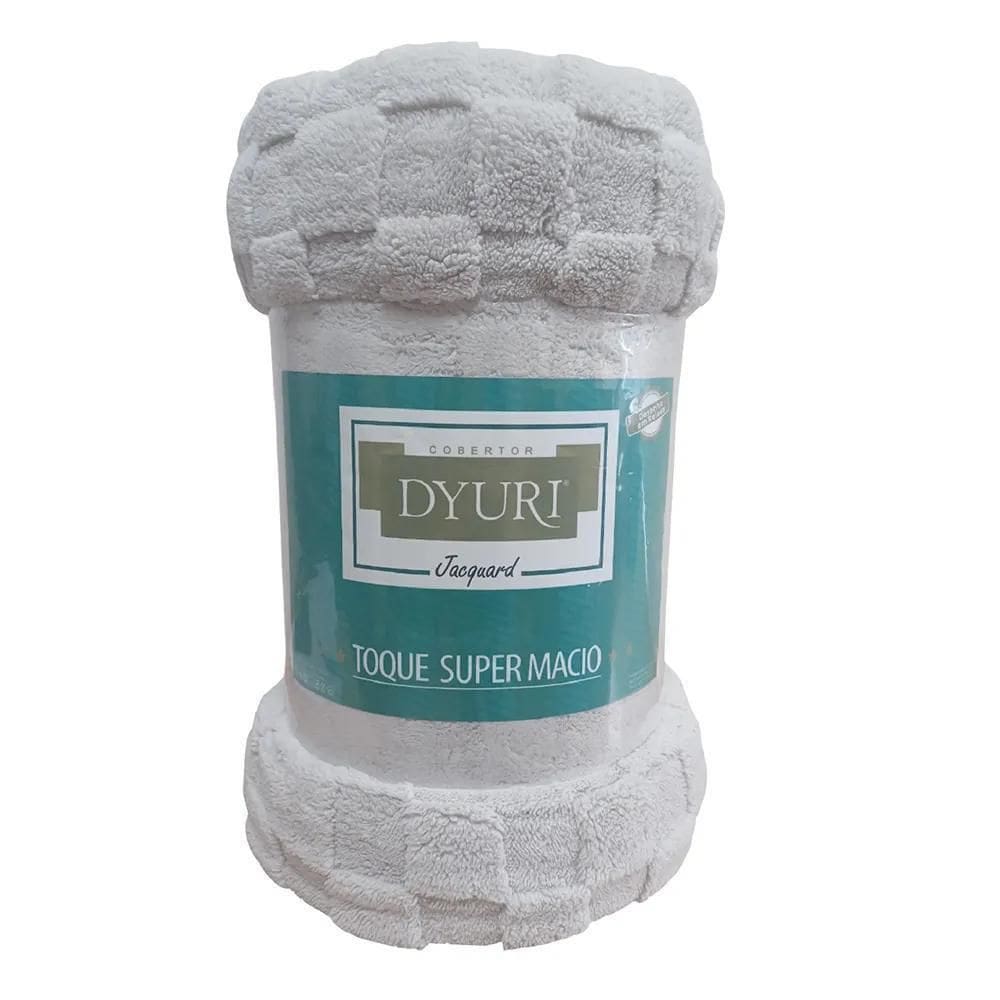 Cobertor De Microfibra King Dyuri Square - Jolitex Taupe