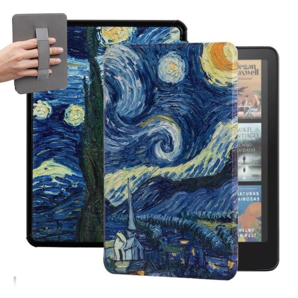 Capa Alça Estampada Para Kindle Colorsoft Signature Edition