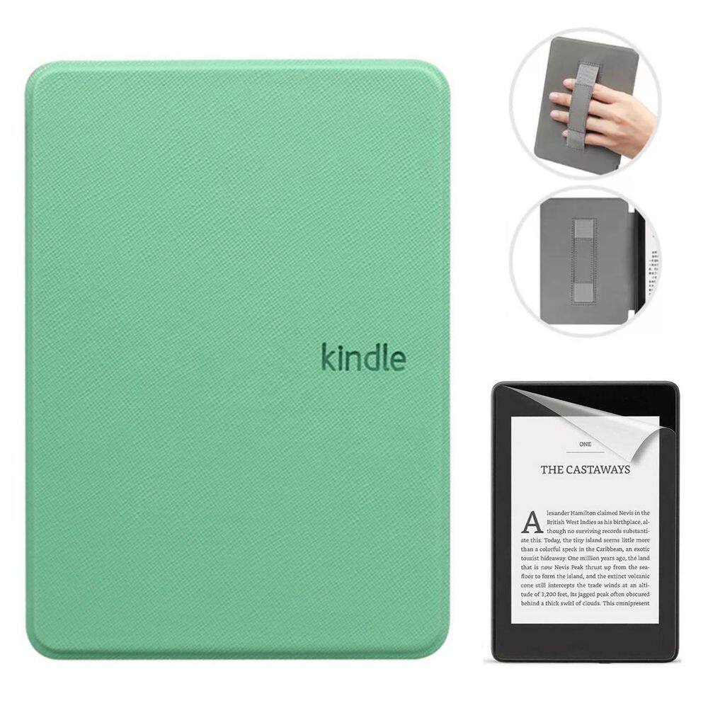 Capinha Com Alça Para Kindle 12 Signature Edition + Película