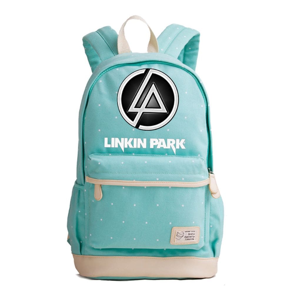 Mochila escolar Linkin Park Cartoon Kids Oxford Cloth