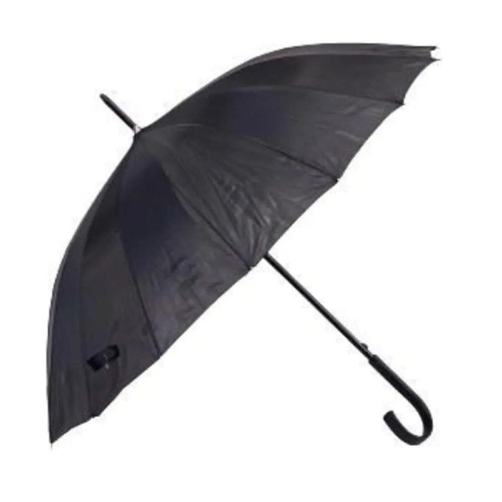 Guarda Chuva Automático Portaria 8 Varetas Preto Preto