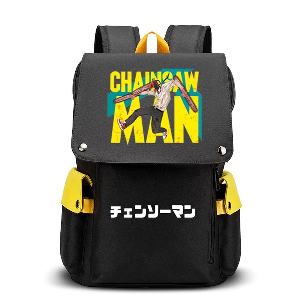Mochila escolar Pochita Chainsaws Mans Anime Oxford 31x21x48cm