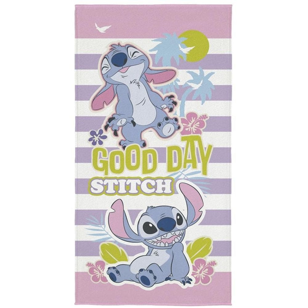 Toalha De Banho Personagens Aveludada 70X140Cm Stitch Lepper