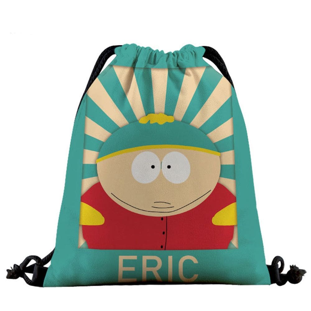 Mochila com cordão Eric Souths Parks Anime Poliéster