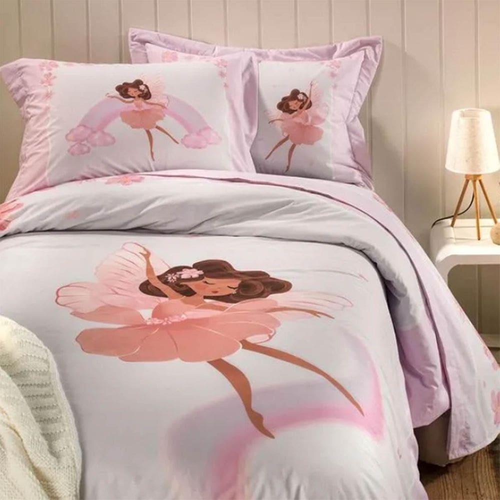 Jogo Cama Infantil Solteiro Graciela 100% Algodão Karsten